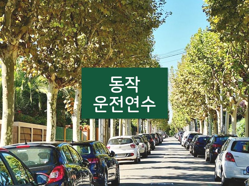 동작운전연수 후기