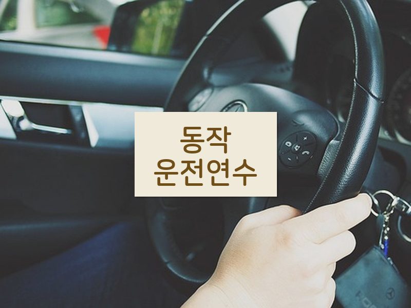 동작운전연수 후기