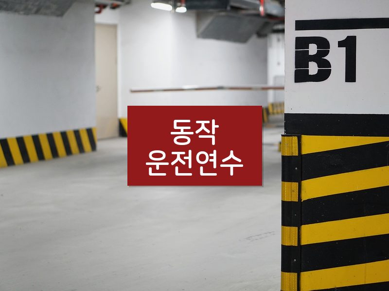 동작운전연수 후기