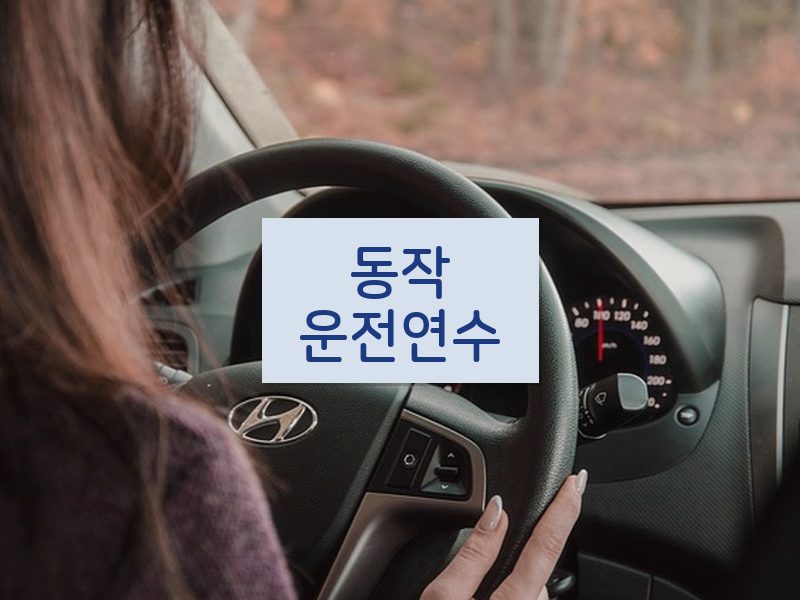 동작운전연수 후기