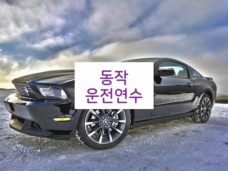 동작운전연수 후기