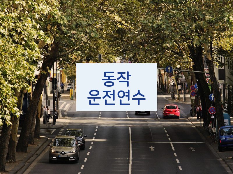 동작운전연수 후기