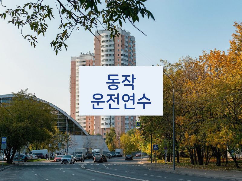 동작운전연수 후기