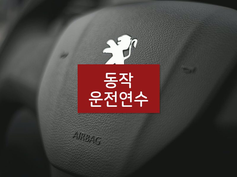 동작운전연수 후기