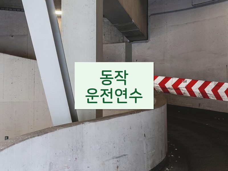 동작운전연수 후기