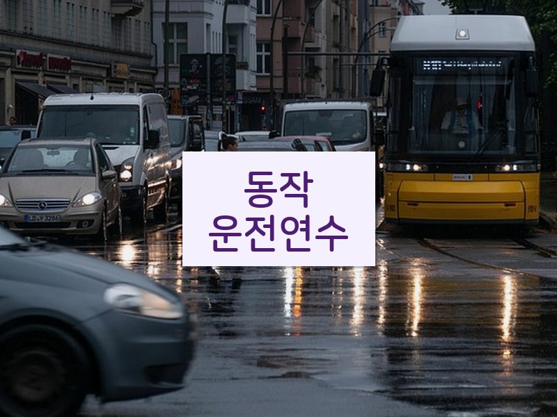 동작운전연수 후기