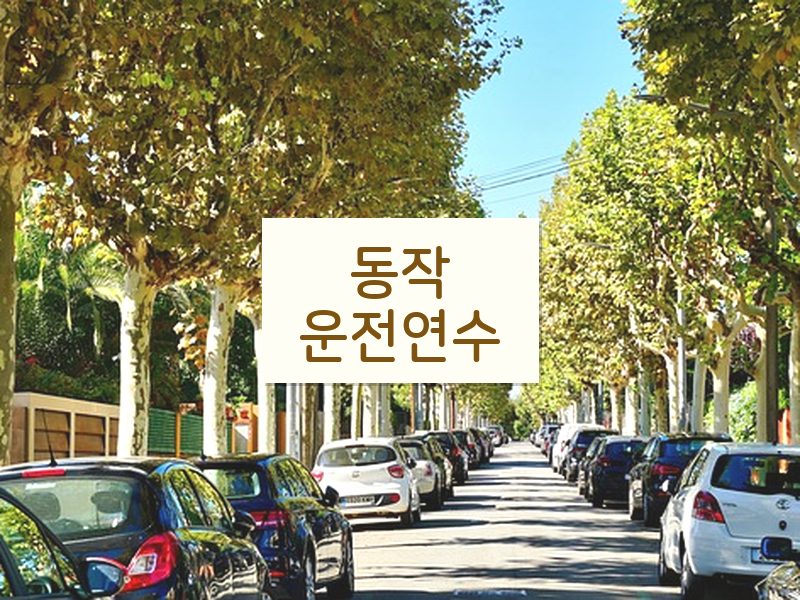 동작운전연수 후기