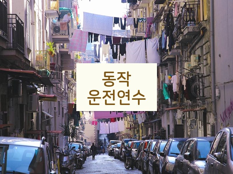 동작운전연수 후기