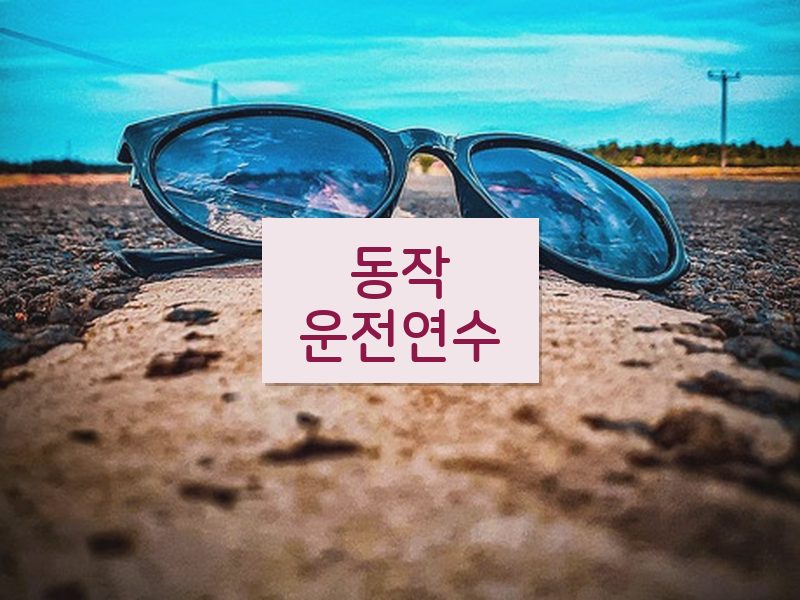 동작운전연수 후기