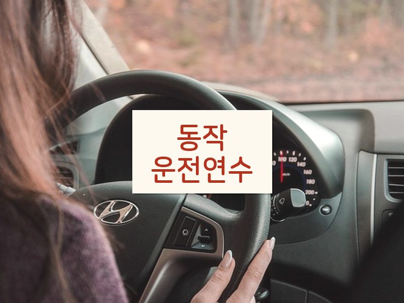 동작운전연수 후기