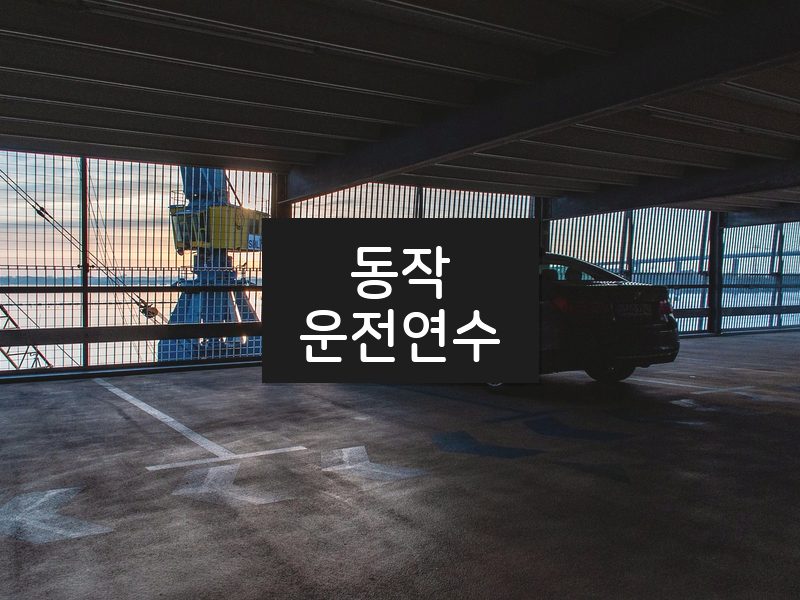 동작운전연수 후기