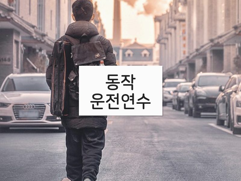 동작운전연수 후기