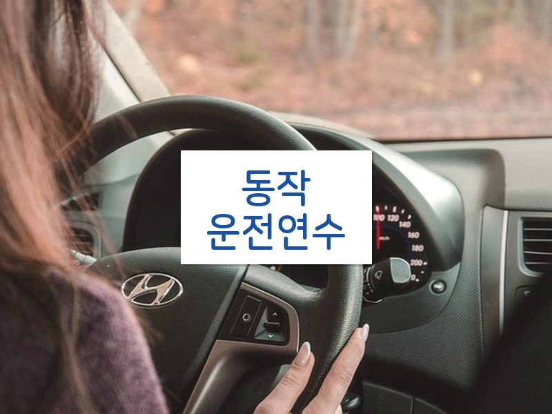 동작운전연수 후기