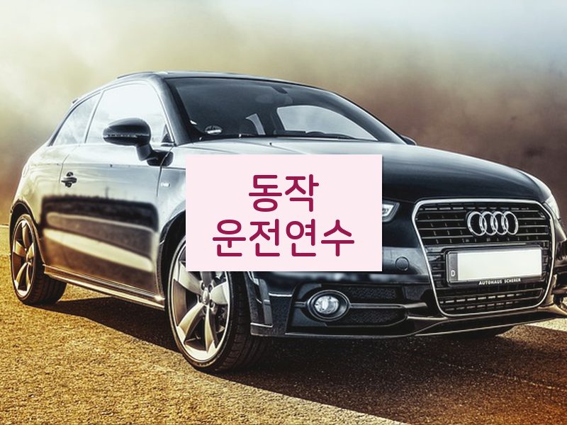 동작운전연수 후기