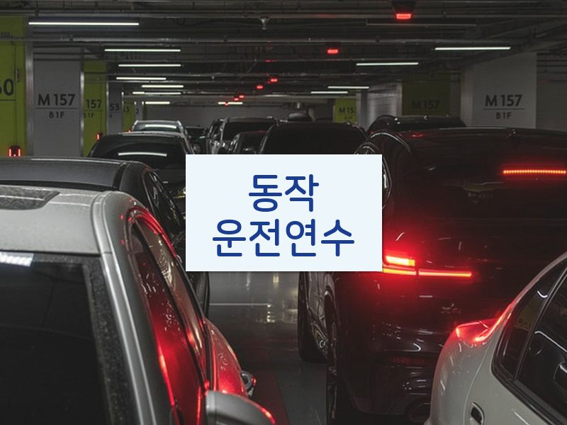 동작운전연수 후기