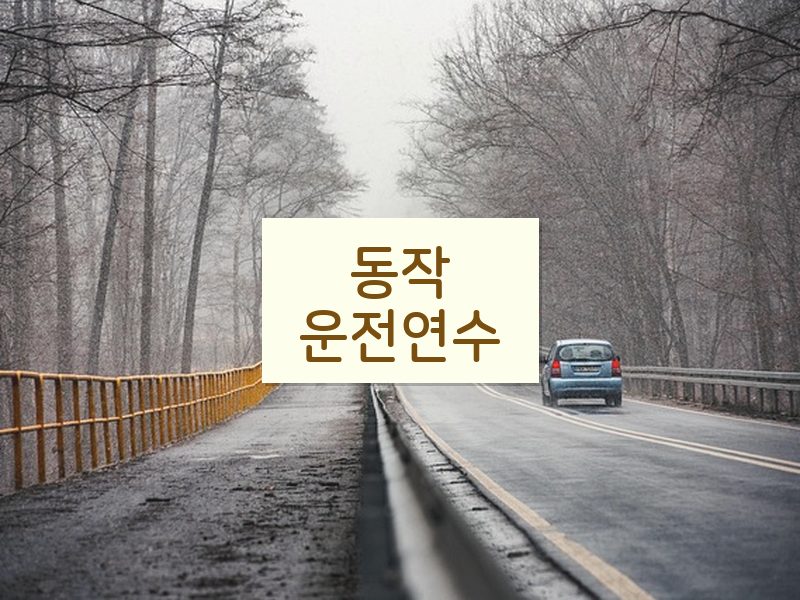 동작운전연수 후기