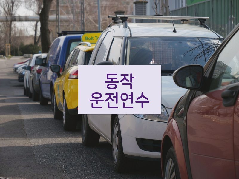 동작운전연수 후기