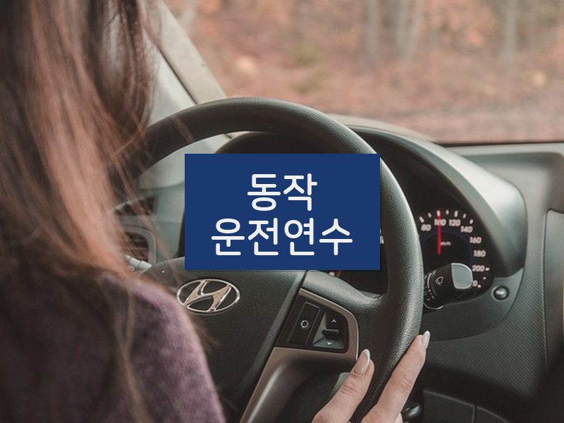 동작운전연수 후기