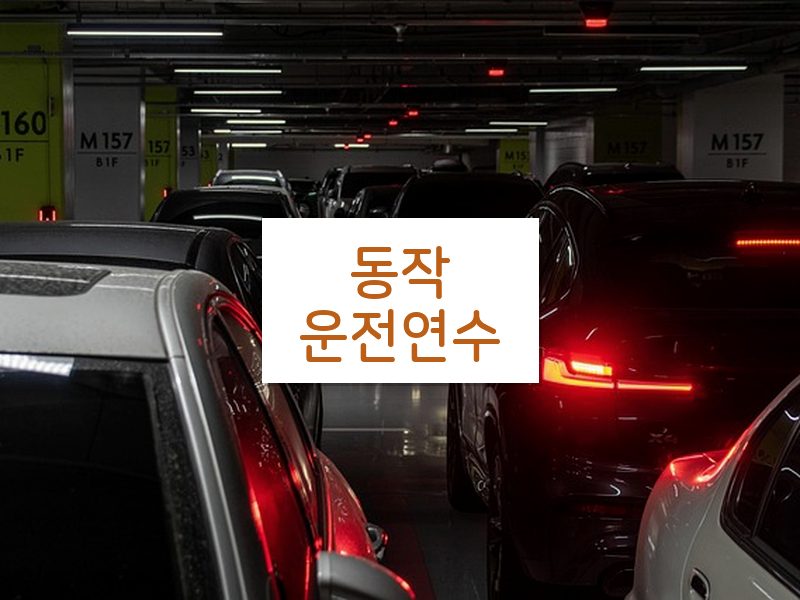 동작운전연수 후기