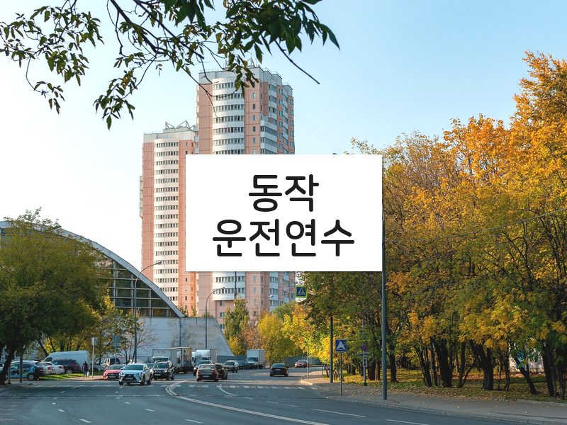 동작운전연수 후기