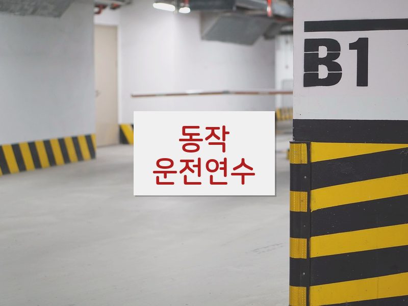 동작운전연수 후기