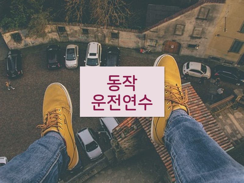 동작운전연수 후기