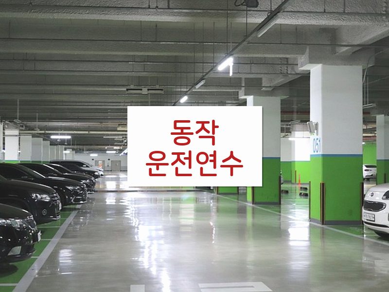 동작운전연수 후기