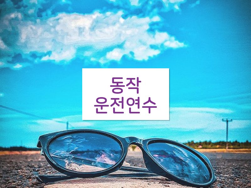 동작운전연수 후기
