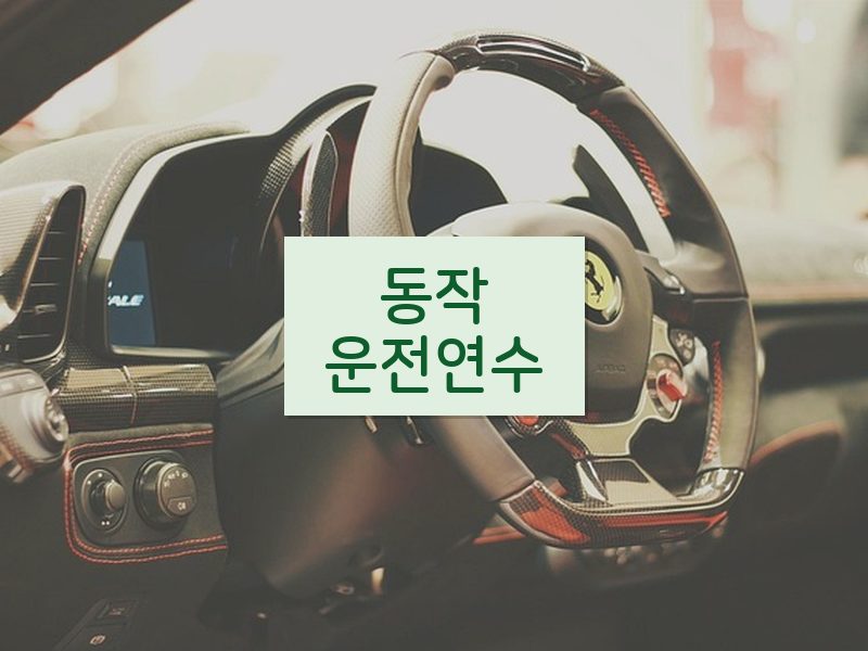 동작운전연수 후기