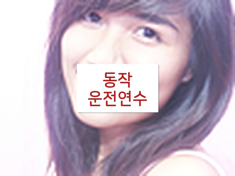 동작운전연수 후기