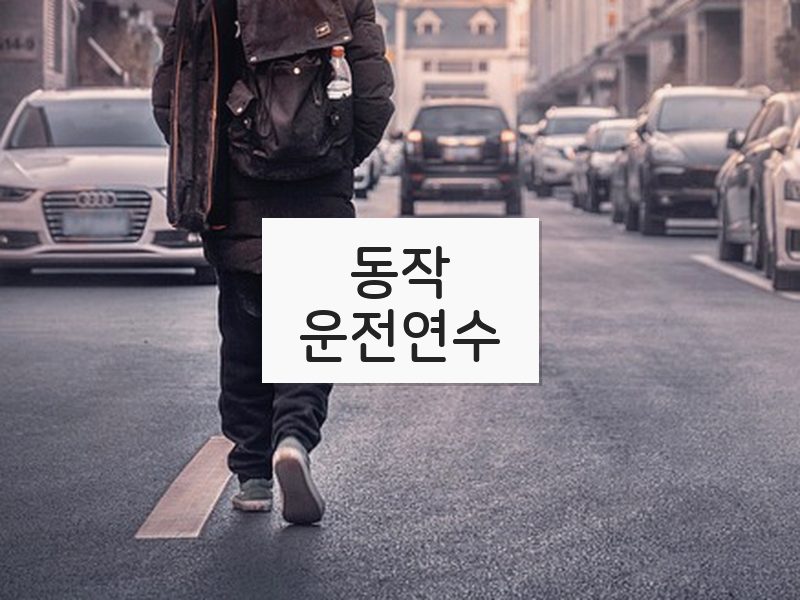 동작운전연수 후기