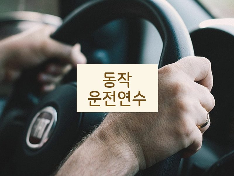 동작운전연수 후기