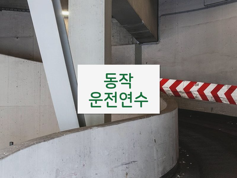 동작운전연수 후기