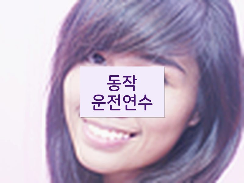 동작운전연수 후기
