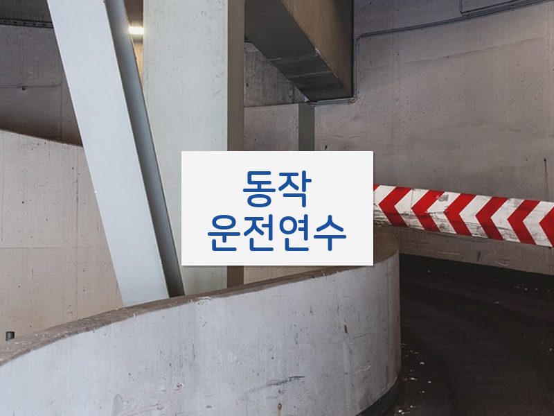 동작운전연수 후기