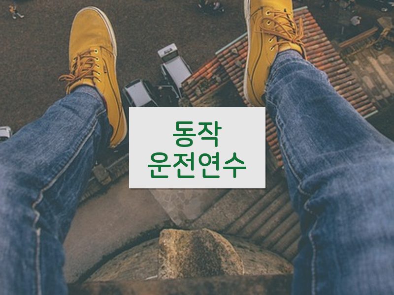 동작운전연수 후기