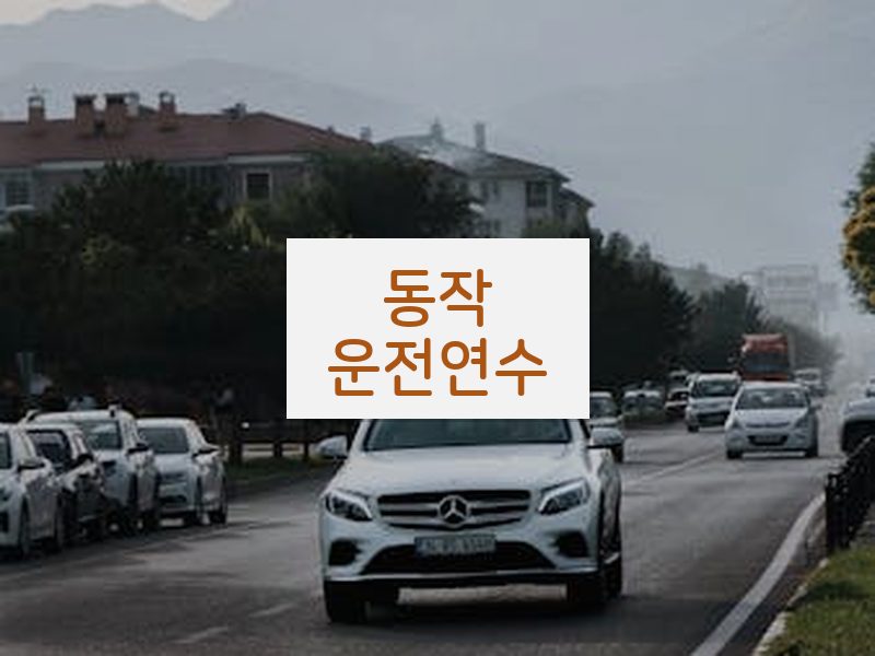 동작운전연수 후기