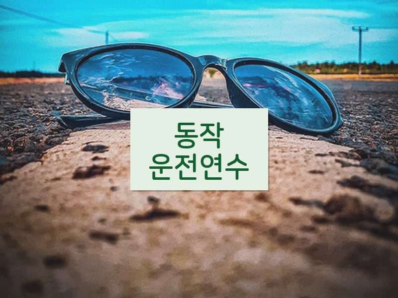 동작운전연수 후기