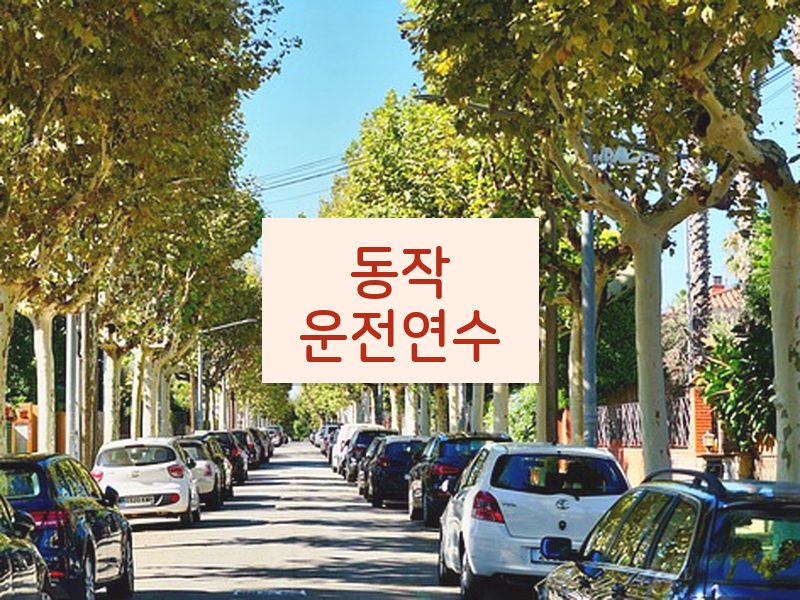 동작운전연수 후기