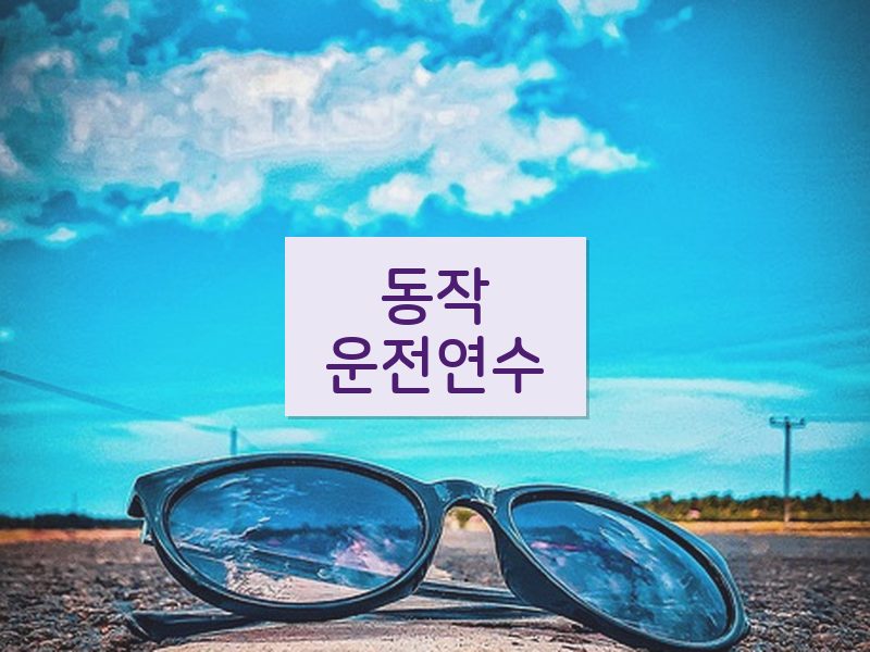 동작운전연수 후기