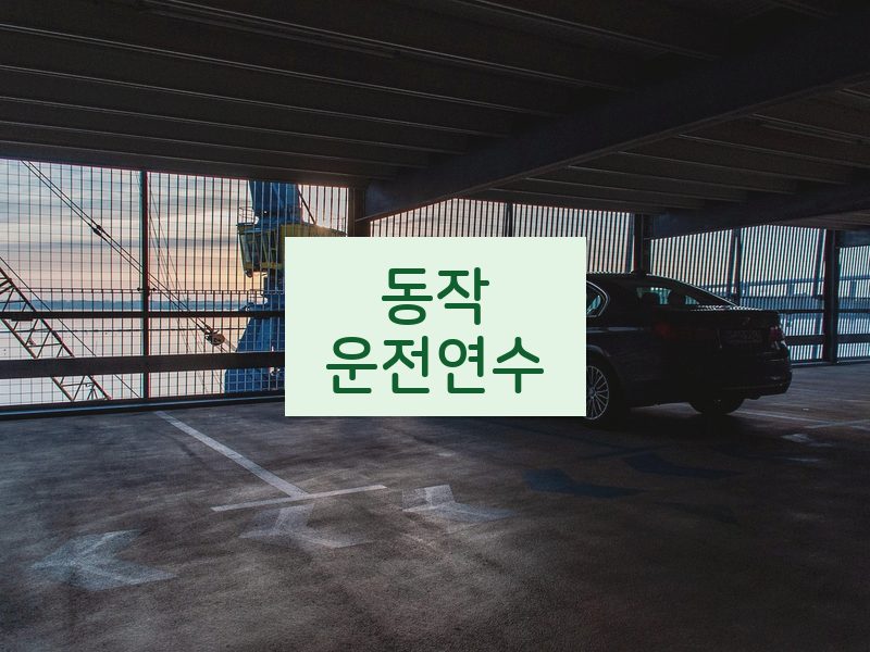 동작운전연수 후기