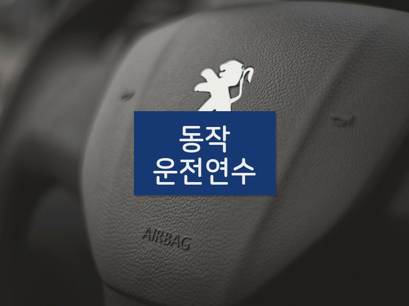 동작운전연수 후기