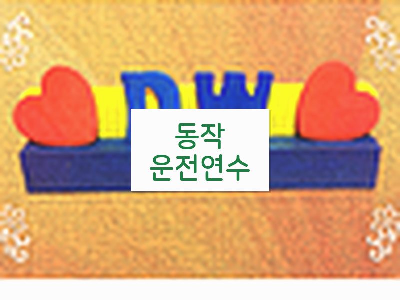 동작운전연수 후기