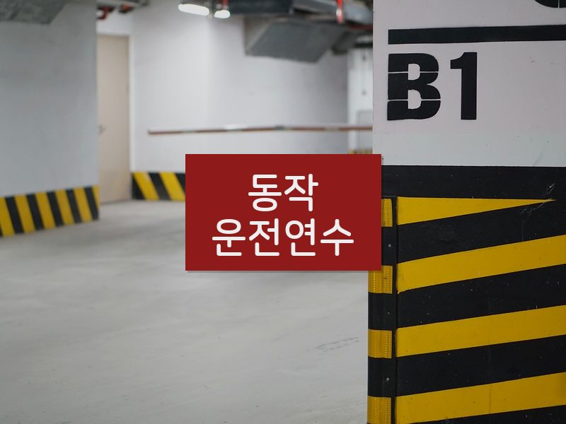 동작운전연수 후기
