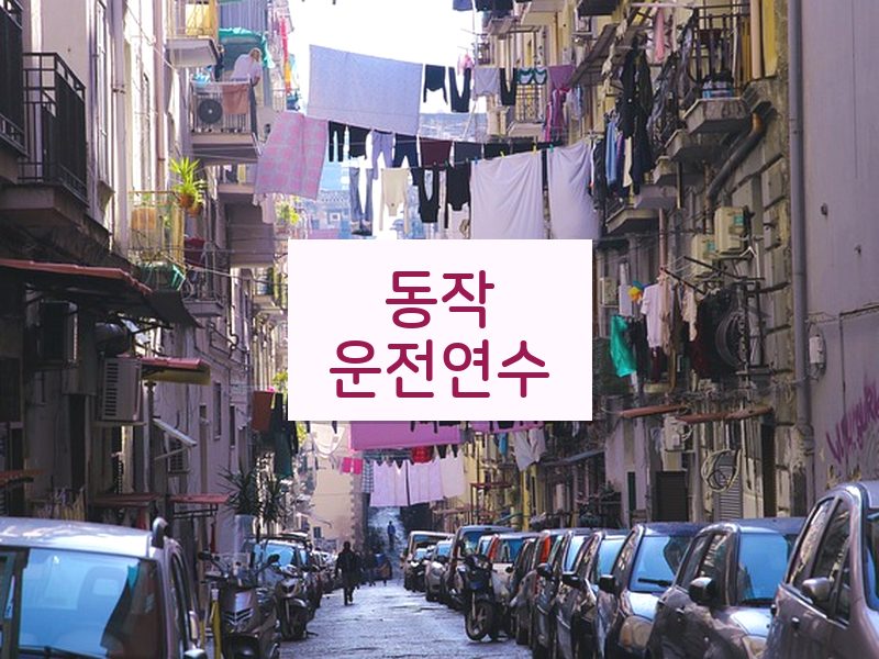 동작운전연수 후기