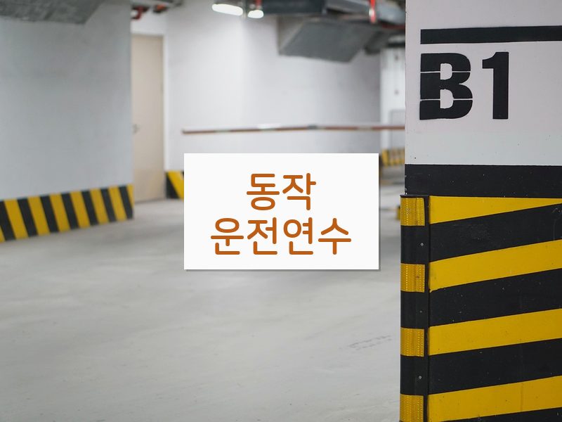 동작운전연수 후기