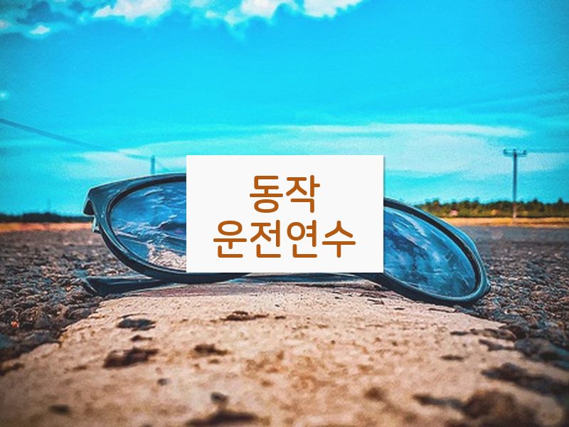 동작운전연수 후기