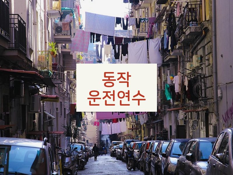동작운전연수 후기