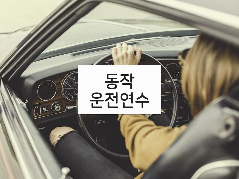 동작운전연수 후기