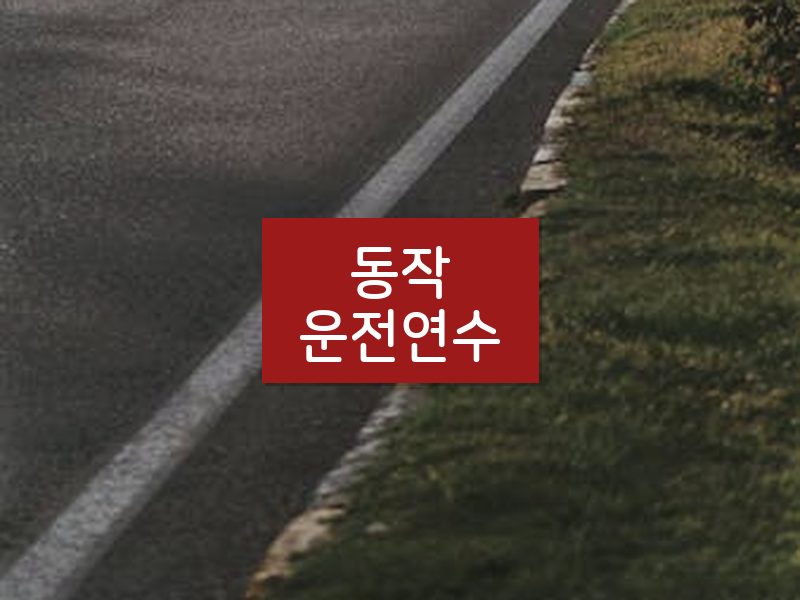 동작운전연수 후기